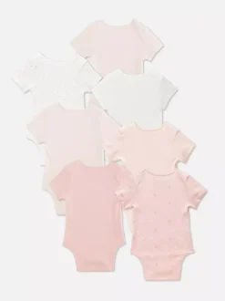 Body z krótkim rękawem, 7 szt.