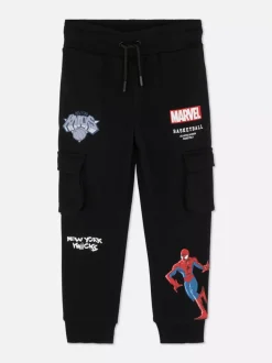 Bojówki dresowe NBA New York Knicks z motywem Marvela