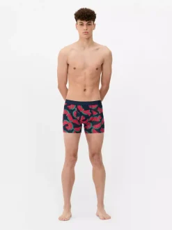 Bokserki z nadrukami owoców, 3 pary