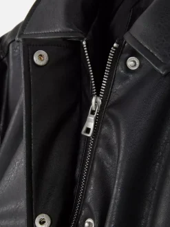 Bomberka ze sztucznej skóry