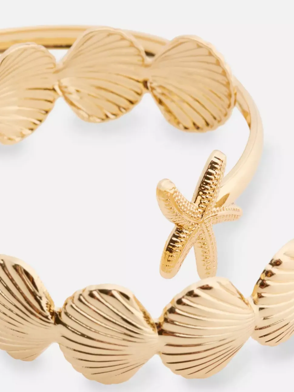 Bransoletki z muszelkami Paula Echevarría, 2 szt.