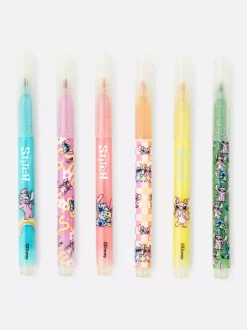 Brokatowe markery z motywem Disneya, 6 szt.