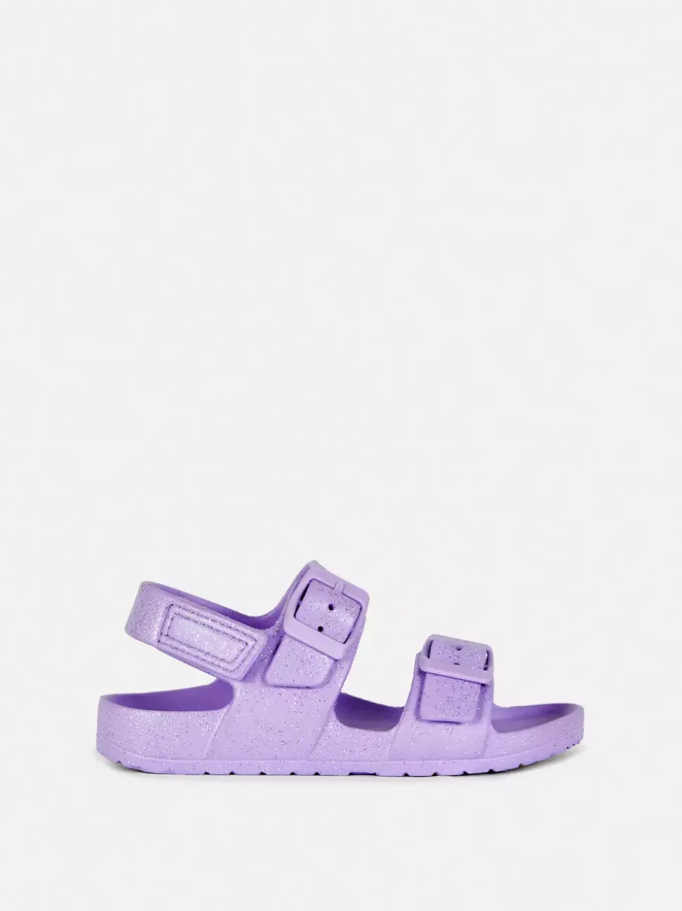 Brokatowe sandały z paskami z klamrą