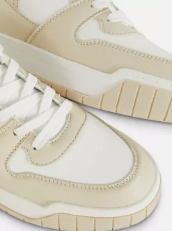 Buty sportowe w bloki kolorystyczne z grubą podeszwą