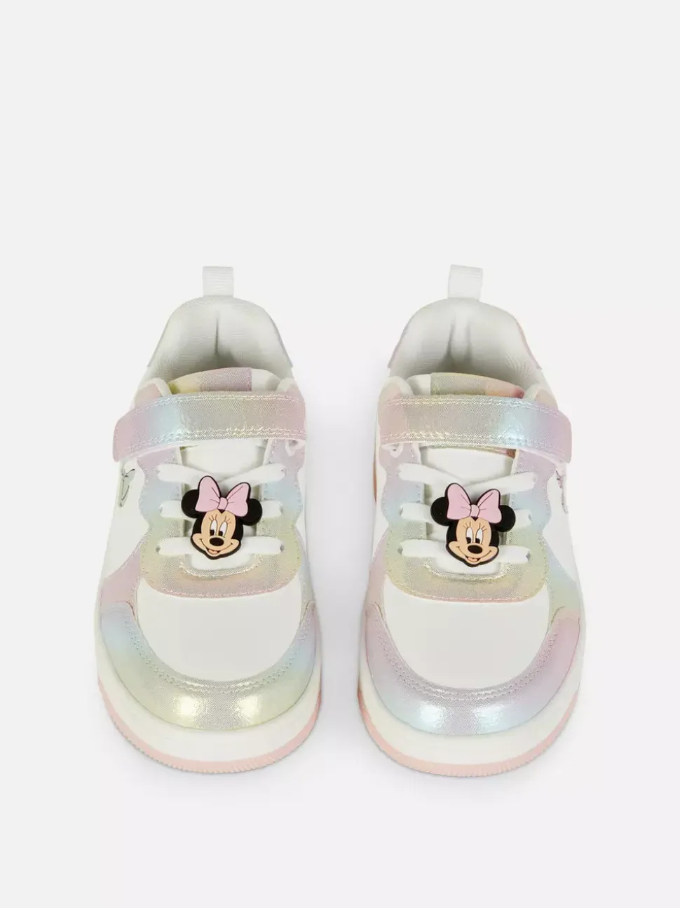 Buty sportowe z metalicznym wzorem i motywem Disneya