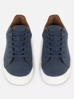 Buty sportowe z niską cholewką ze sztucznego zamszu