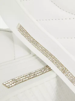 Buty sportowe z niską cholewką i strasem