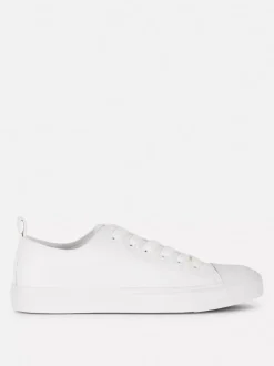 Buty sportowe ze sztucznej skóry z niską cholewką