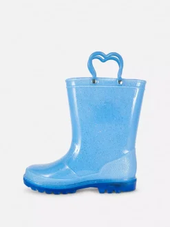 Błyszczące podświetlane kalosze ze Stichem Disneya