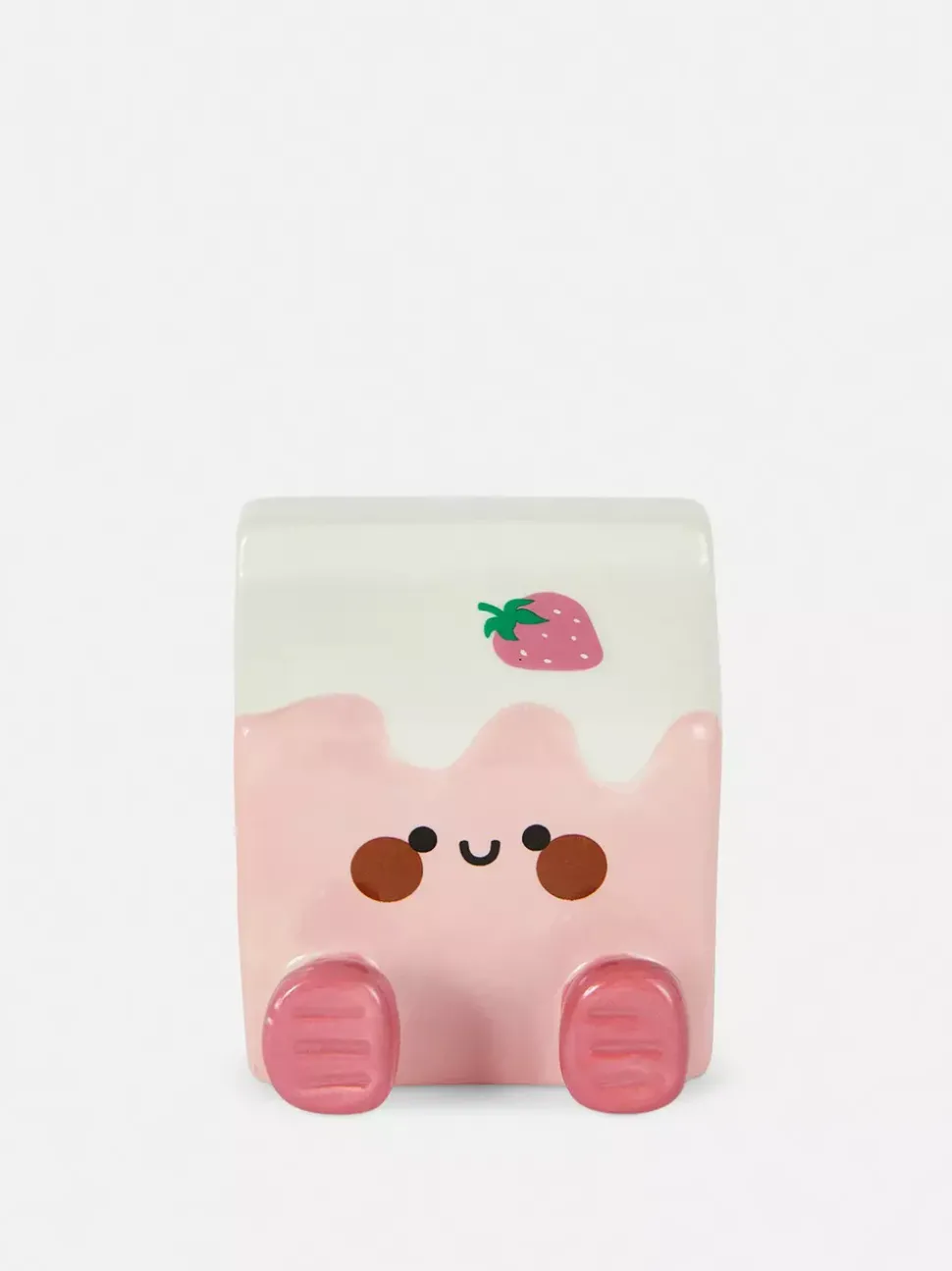 Ceramiczna ozdoba w kształcie kartonu mleka