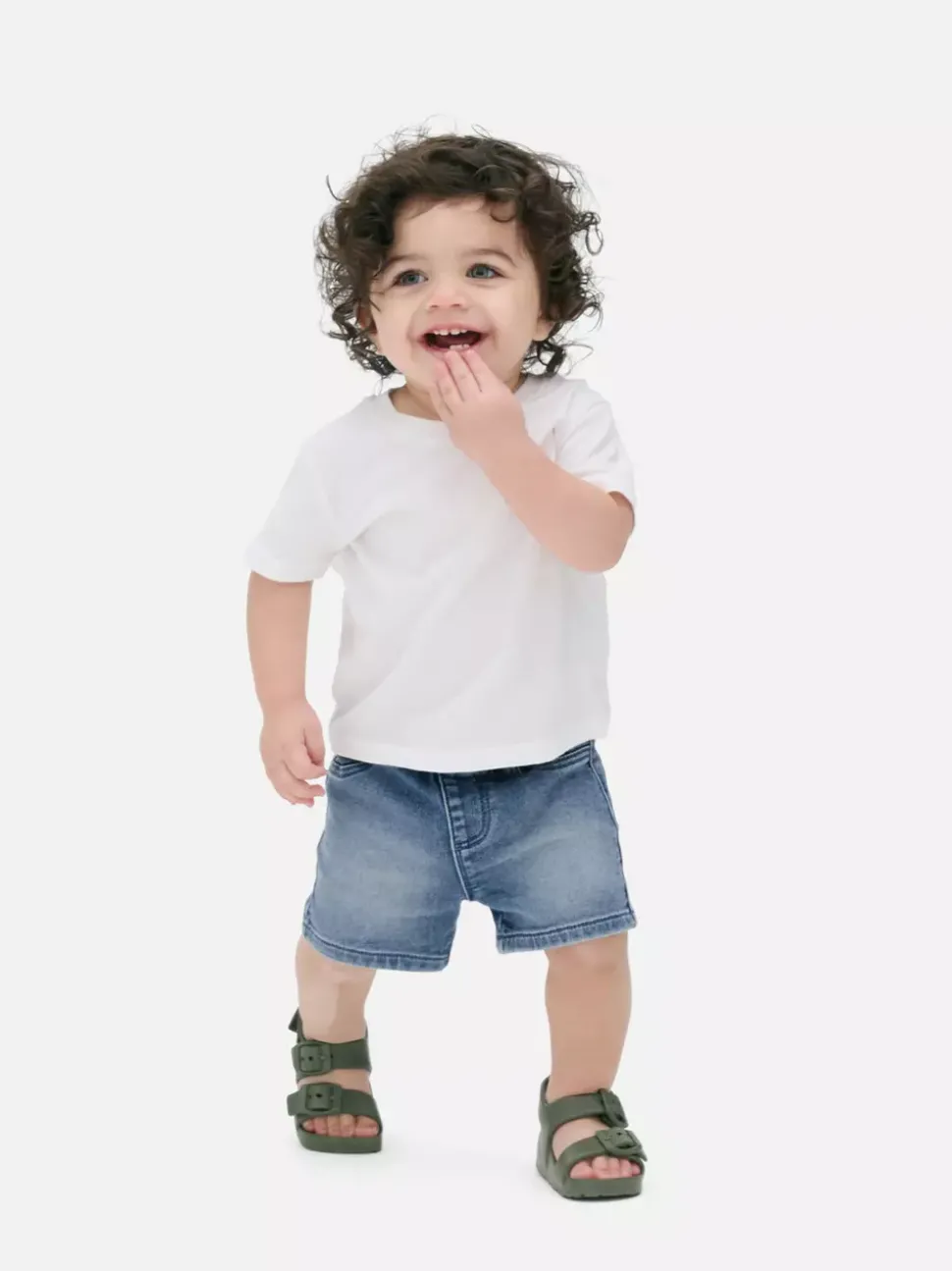 Chłopięce szorty dresowe w stylu jeansów