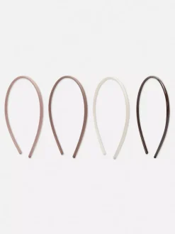 Cienkie i sztywne opaski do włosów, 4 szt.