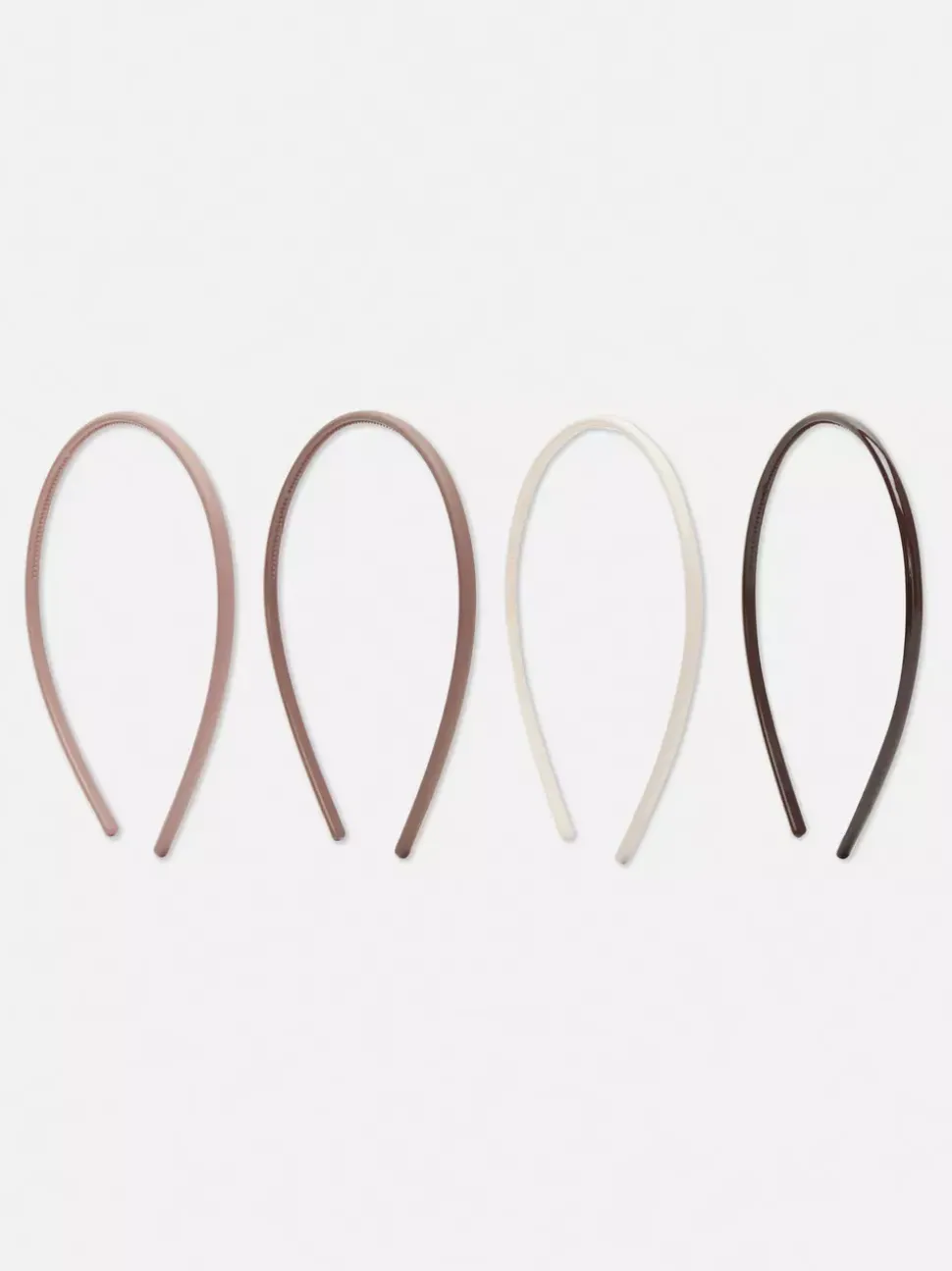 Cienkie i sztywne opaski do włosów, 4 szt.