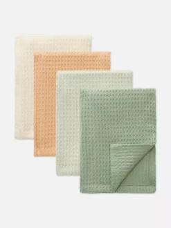 Ściereczki kuchenne o waflowej teksturze, 4 szt.