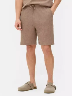 Ściągane sznurkiem marszczone szorty Kem