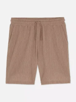 Ściągane sznurkiem marszczone szorty Kem