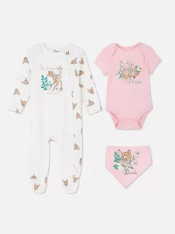 3-częściowy komplet dla noworodka z Bambim Disneya