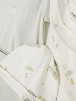 5-częściowy podstawowy zestaw dla noworodka z owcą