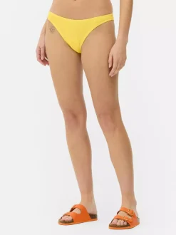 Dół od bikini w paski z wysokimi wycięciami