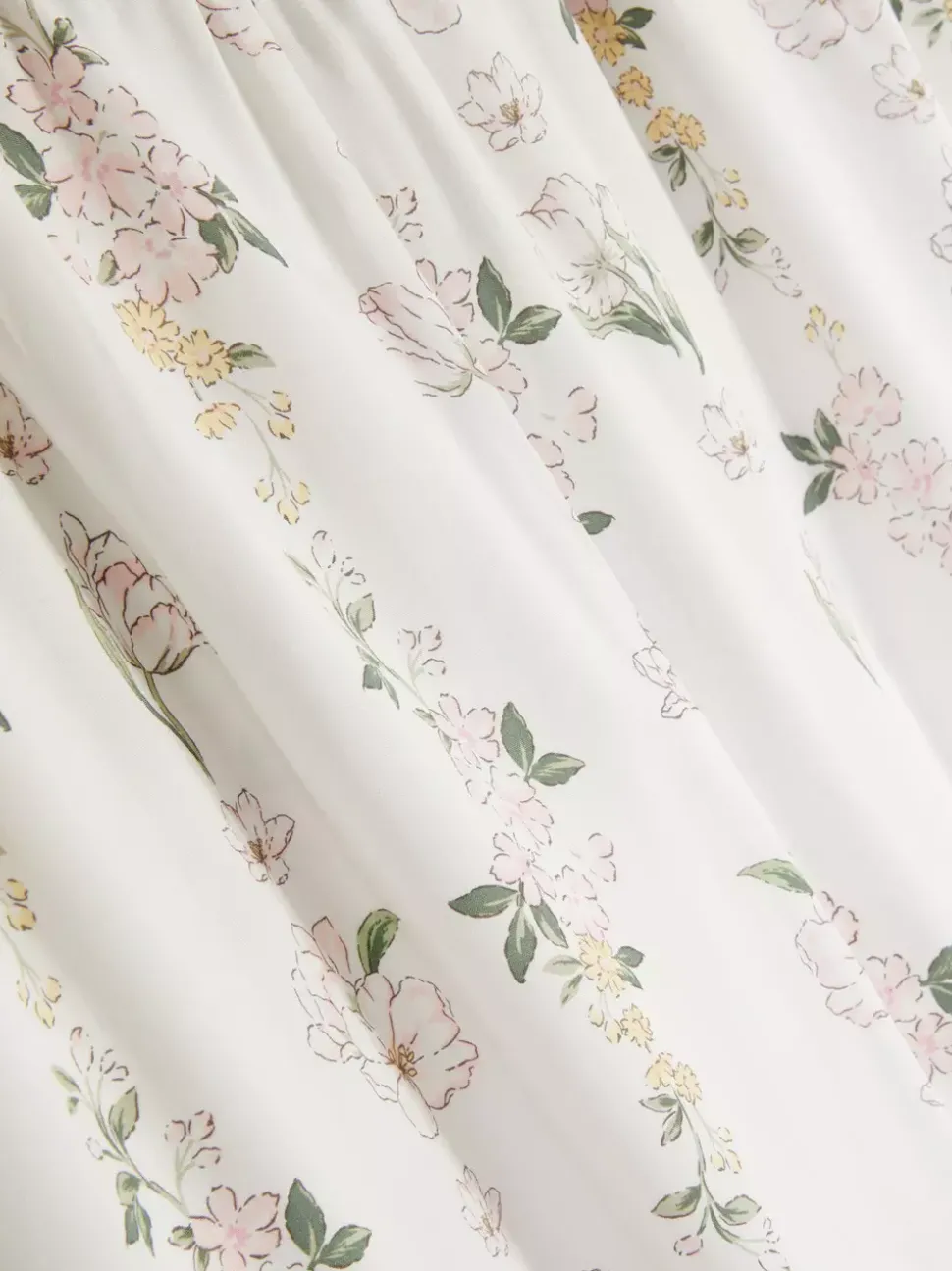 Dół od piżamy z kwiatowym nadrukiem