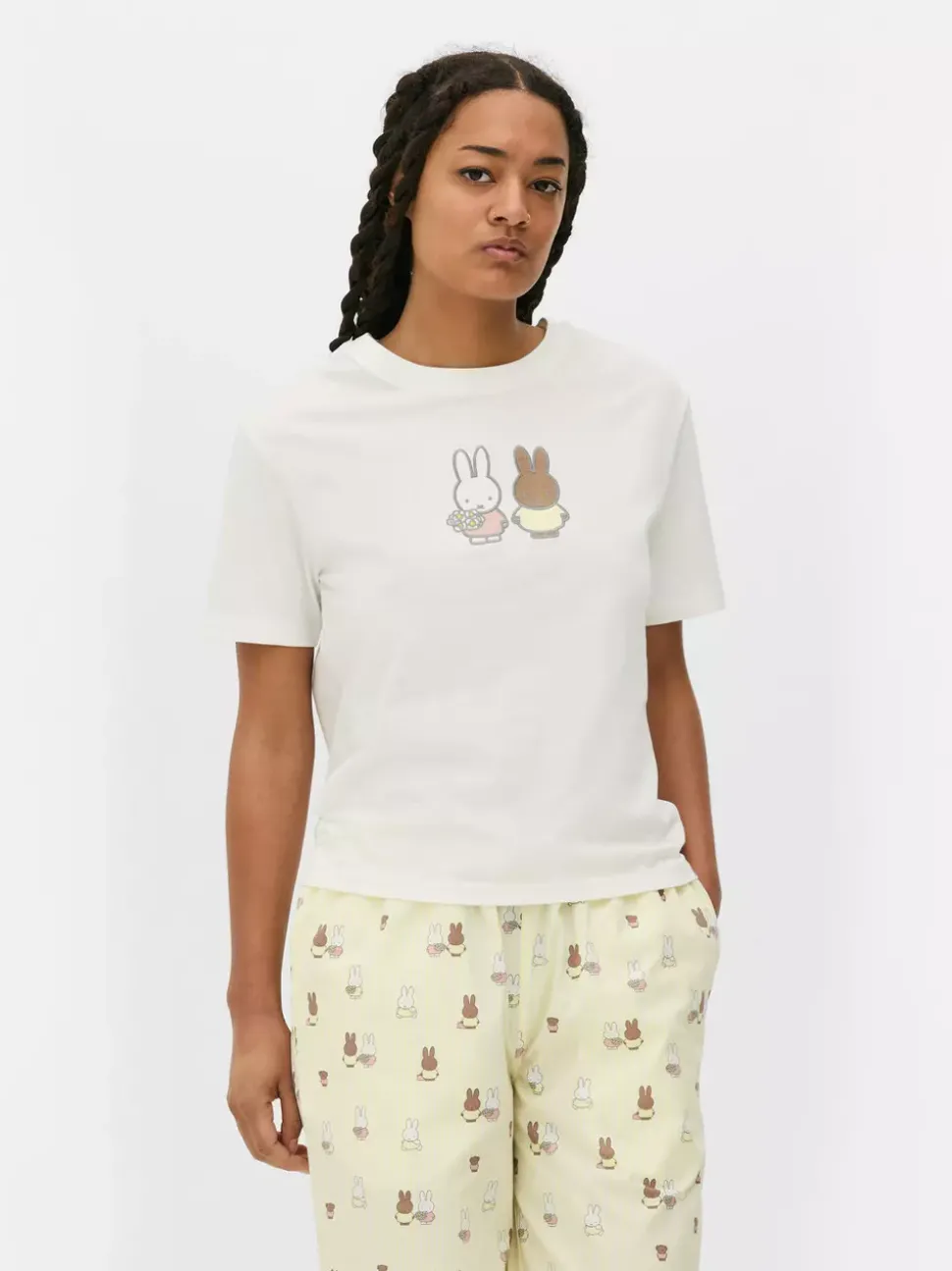 Dżersejowa góra od piżamy z motywem Miffy