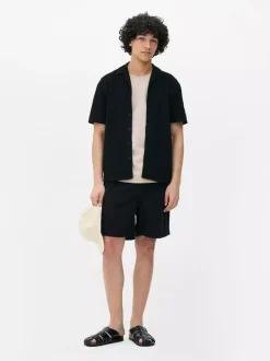 Dżersejowa koszula z zapięciem na guziki