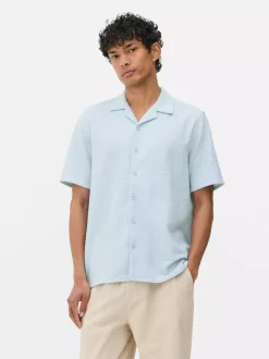 Dżersejowa koszula z zapięciem na guziki