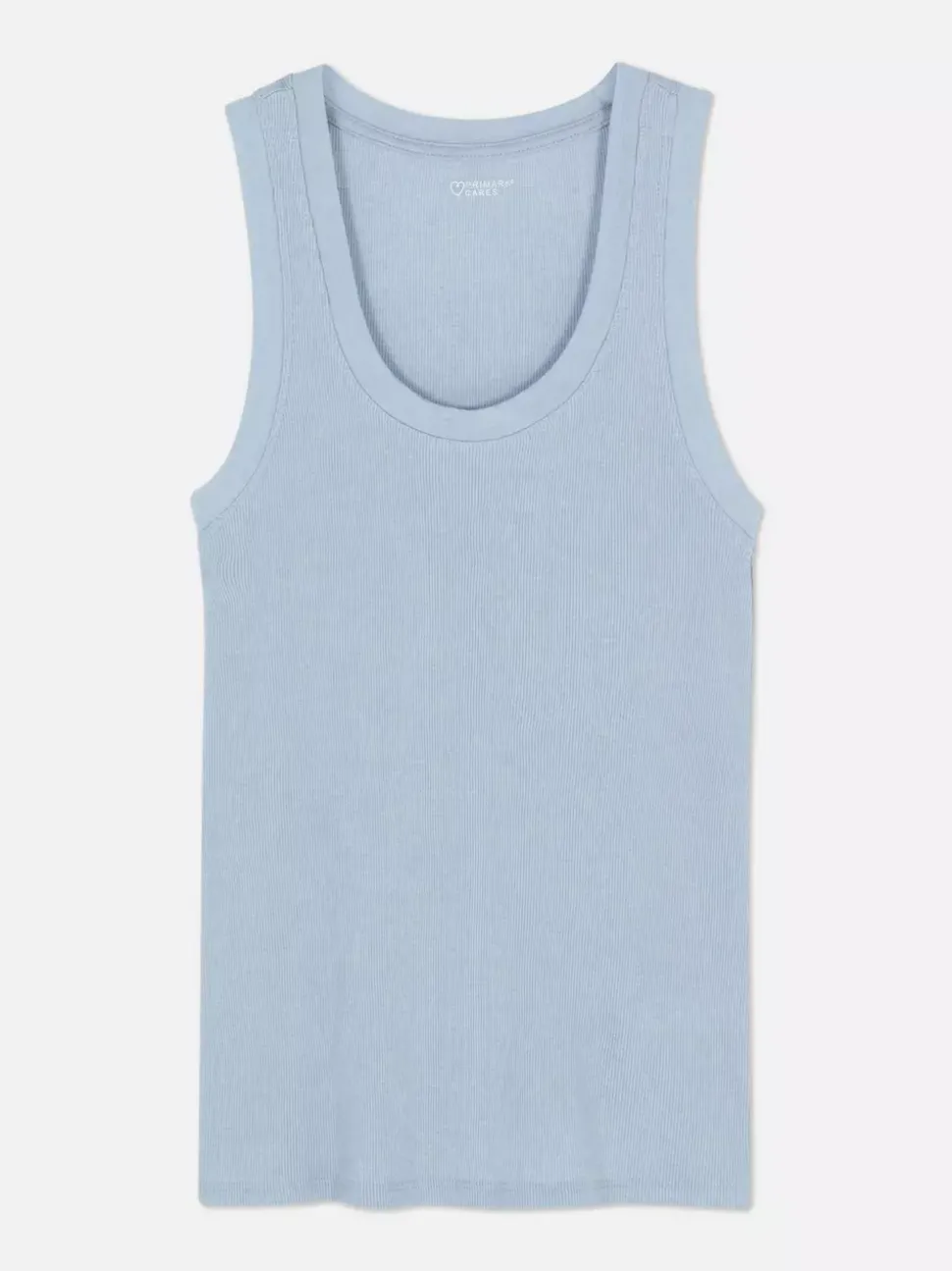 Dżersejowa koszulka prążkowana bez rękawów