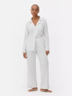 Dżersejowa piżama typu boyfriend