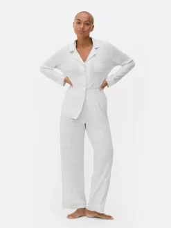 Dżersejowa piżama typu boyfriend