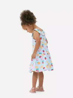 Dżersejowa sukienka bez rękawów ze wzorem tie-dye