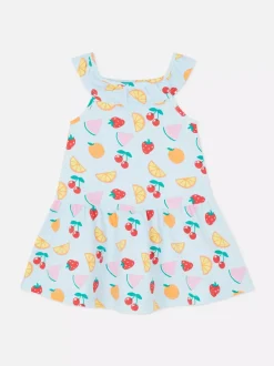 Dżersejowa sukienka bez rękawów ze wzorem tie-dye