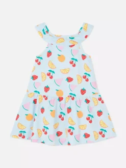 Dżersejowa sukienka bez rękawów ze wzorem tie-dye