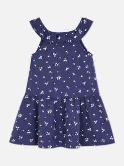 Dżersejowa sukienka bez rękawów ze wzorem tie-dye