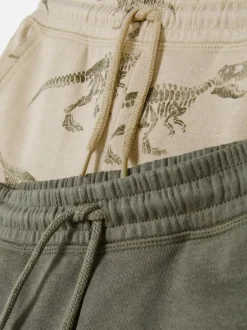 Dżersejowe szorty ściągane sznurkiem, 2 pary