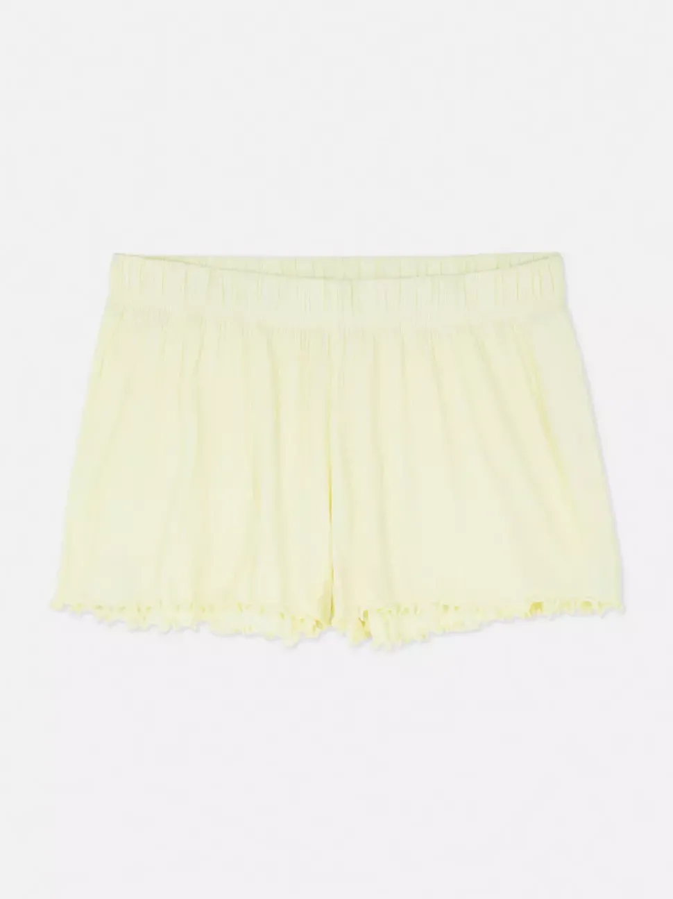 Dżersejowe szorty od piżamy z muszelkowym brzegiem