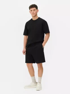 Dżersejowe szorty oversize ze stretchem