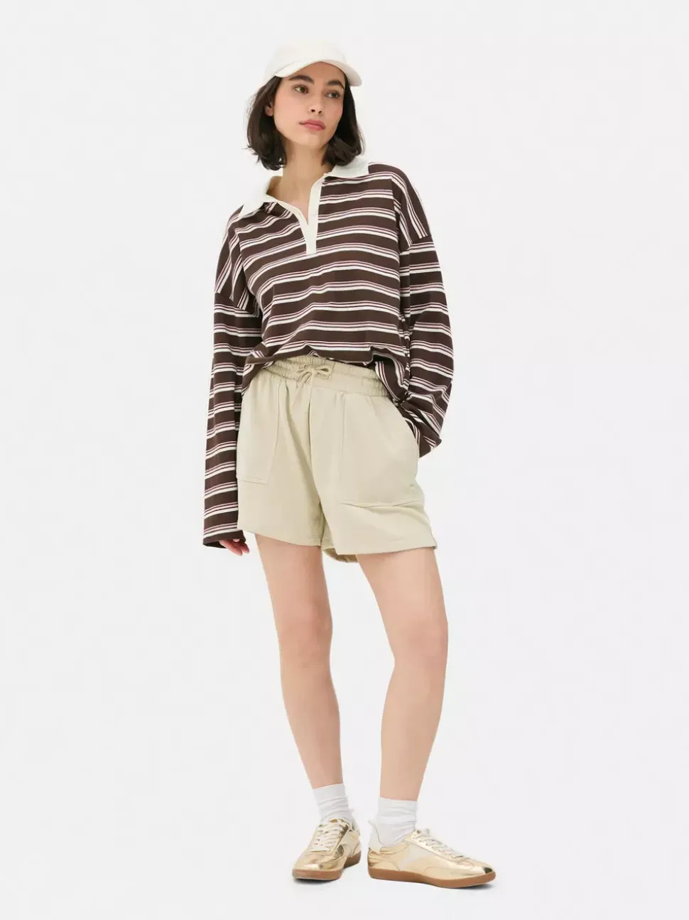 Dżersejowe szorty ze sznurkiem
