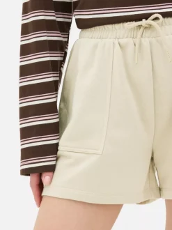 Dżersejowe szorty ze sznurkiem