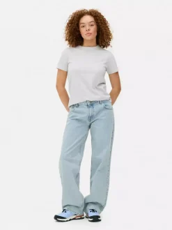 Dżersejowy niezbędny T-shirt z krótkim rękawem