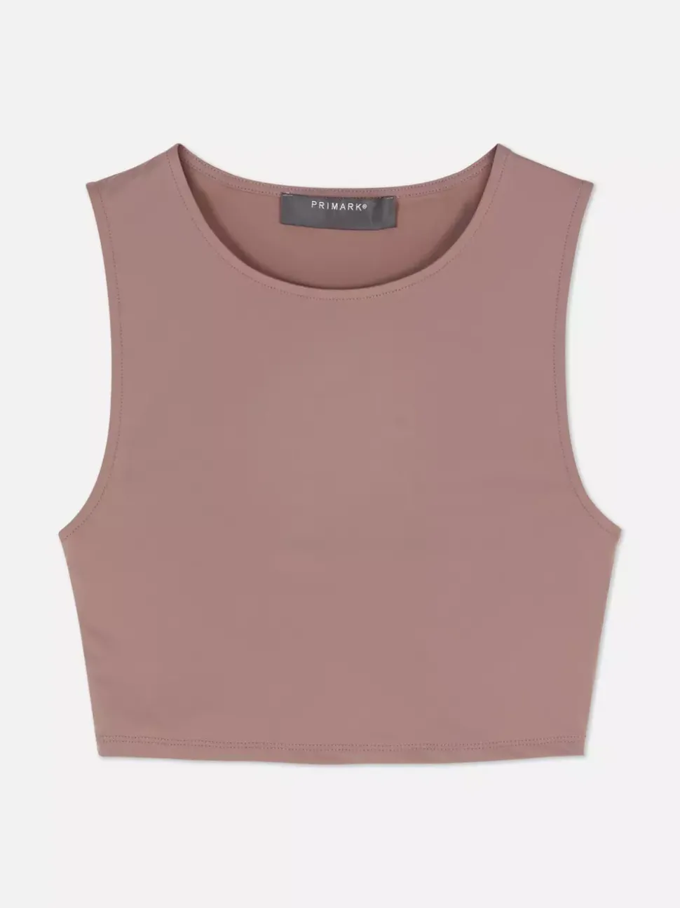 Dżersejowy top bez rękawów z efektem drugiej skóry