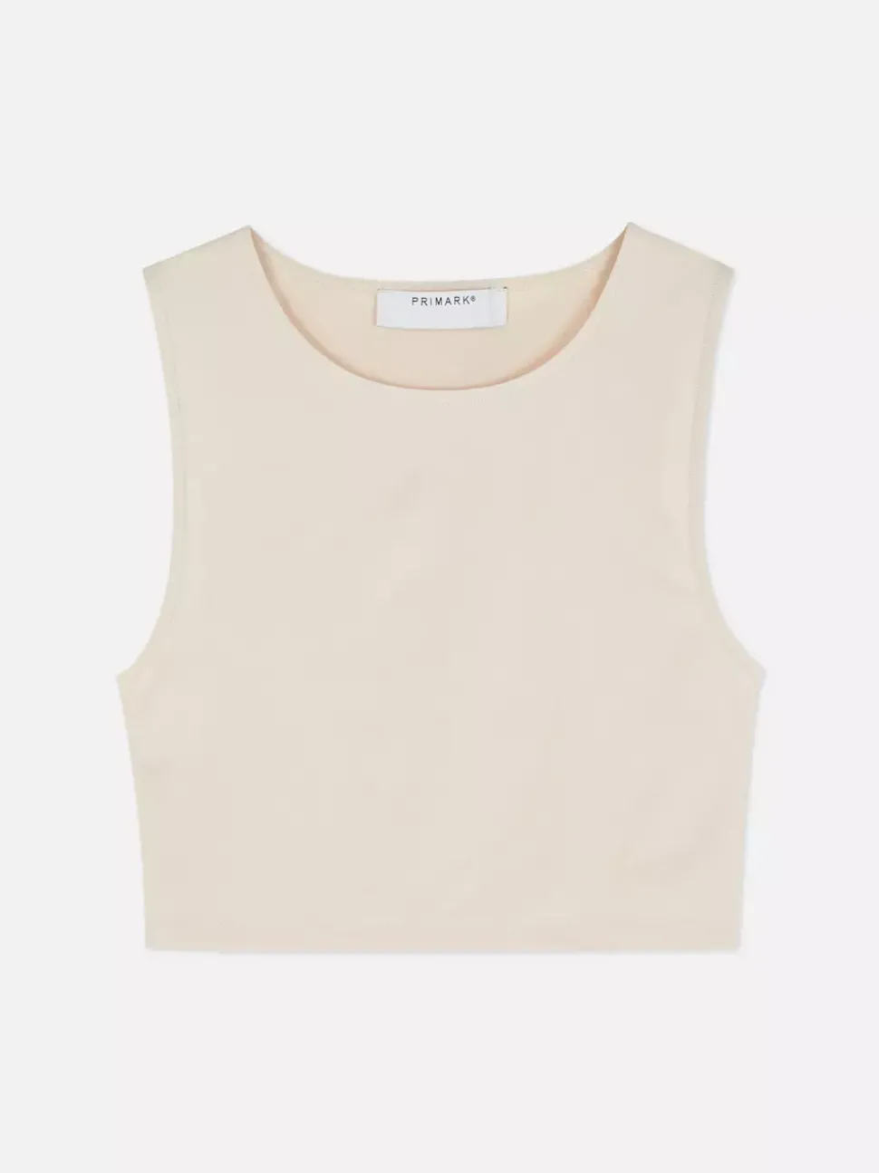 Dżersejowy top bez rękawów z efektem drugiej skóry