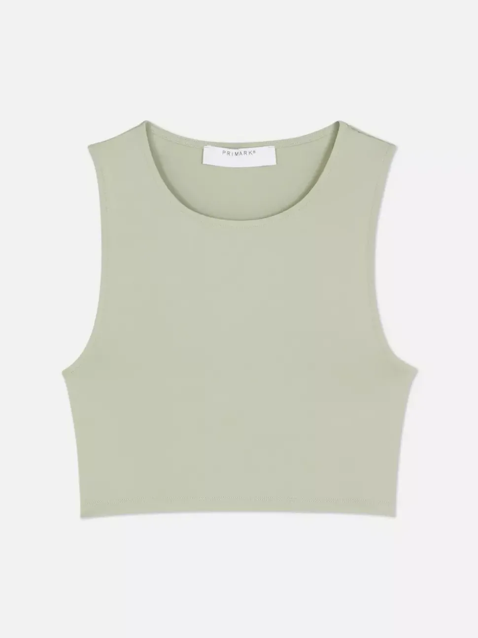 Dżersejowy top bez rękawów z efektem drugiej skóry