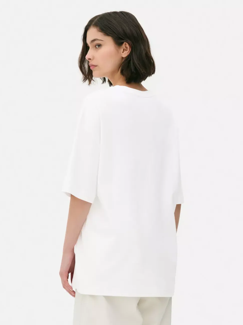 Dżersejowy T-shirt oversize Essential