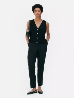 Dopasowane spodnie o kroju slim