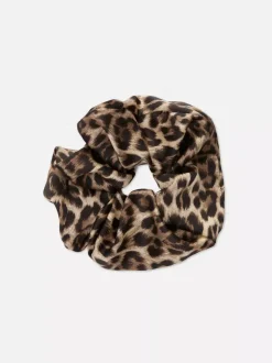 Duża gumka owijka z nadrukiem w panterkę