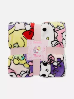 Duża polarowa narzuta z motywem Hello Kitty