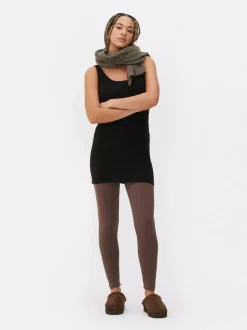 Długa koszulka bez rękawów