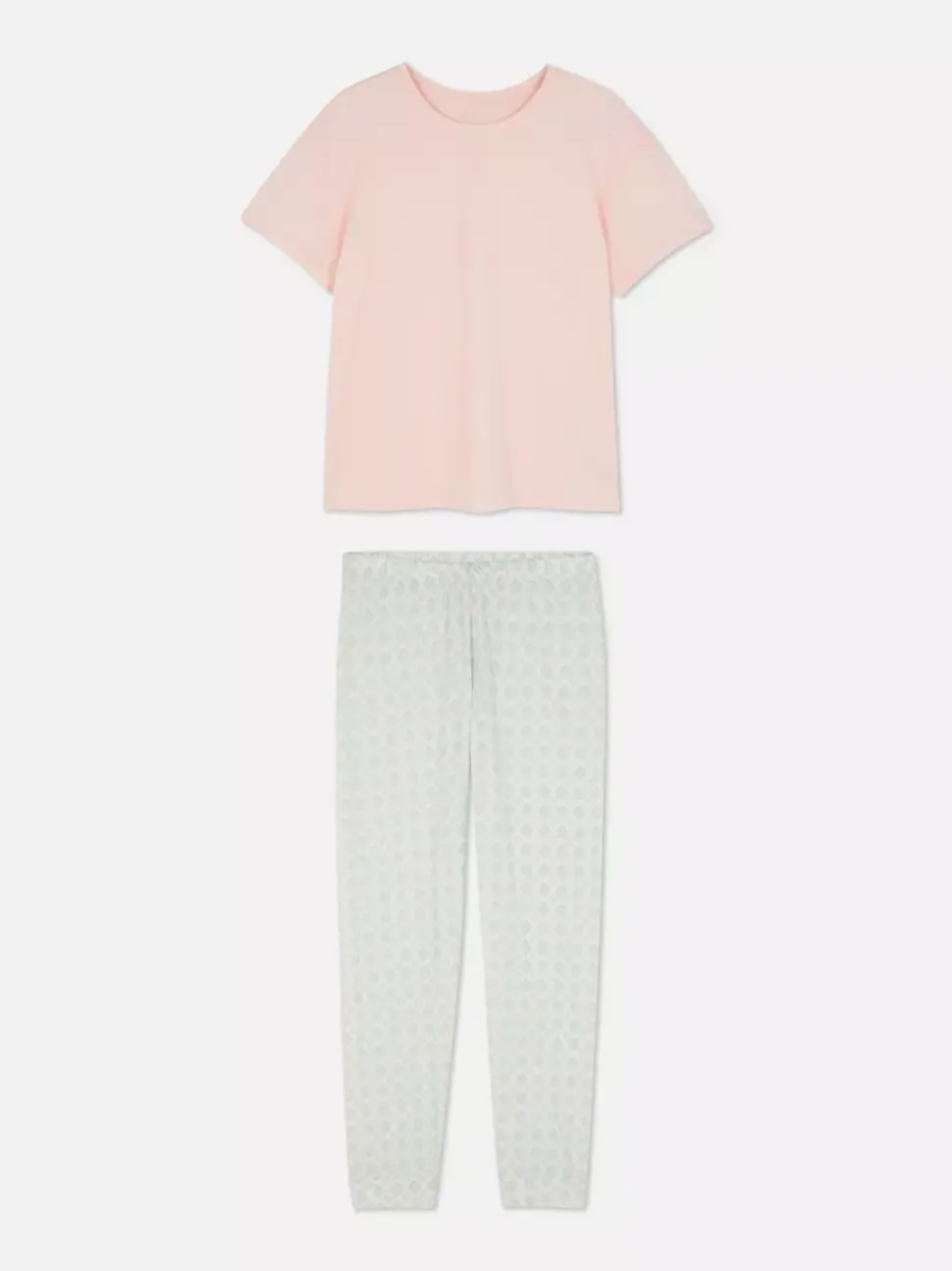 Długa piżama dżersejowa