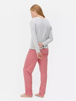 Długa piżama dżersejowa